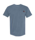 Blue Heavyweight Pocket-T-Shirt