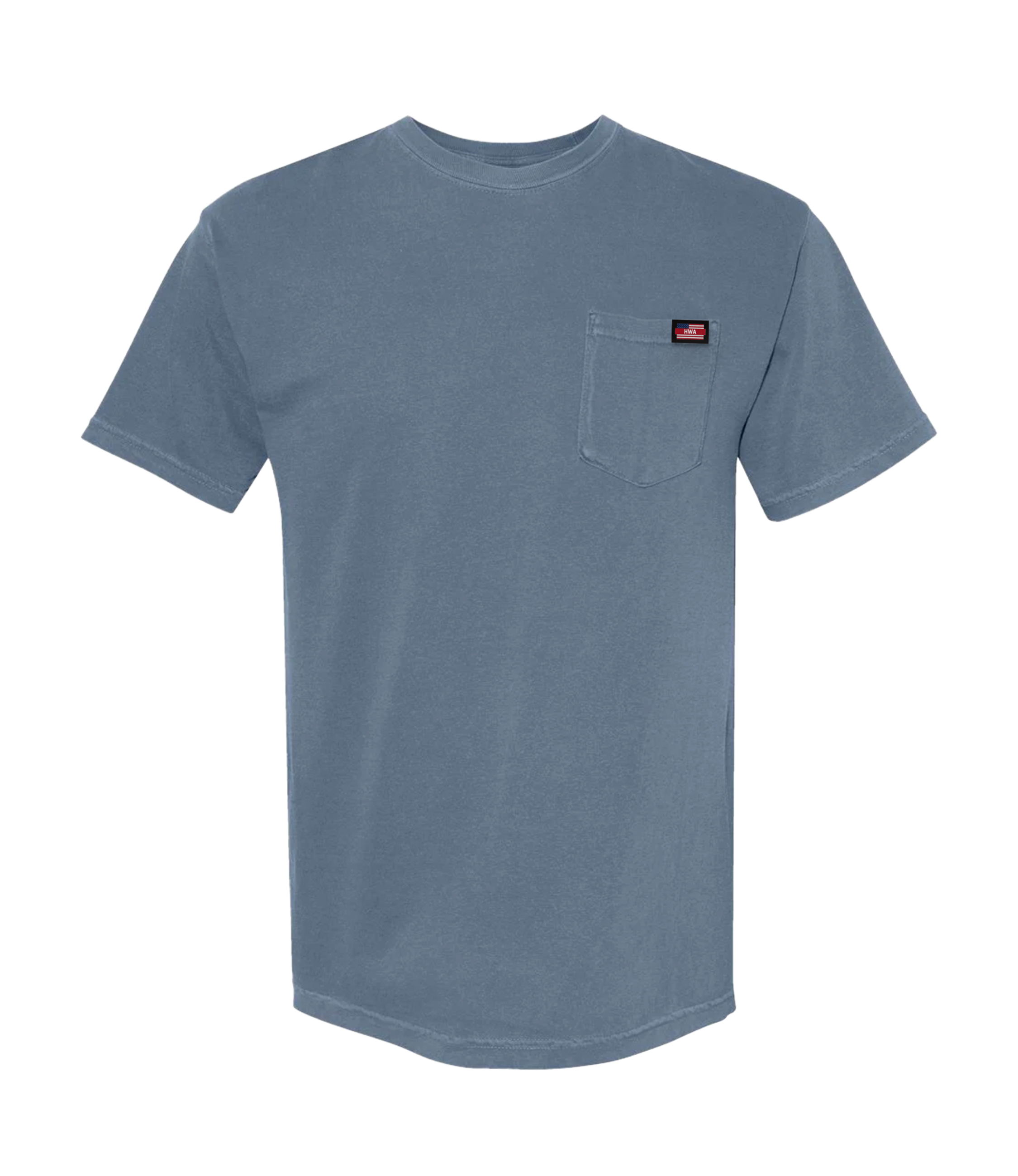 Blue Heavyweight Pocket-T-Shirt