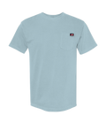 Light Blue Heavyweight Pocket-T-Shirt