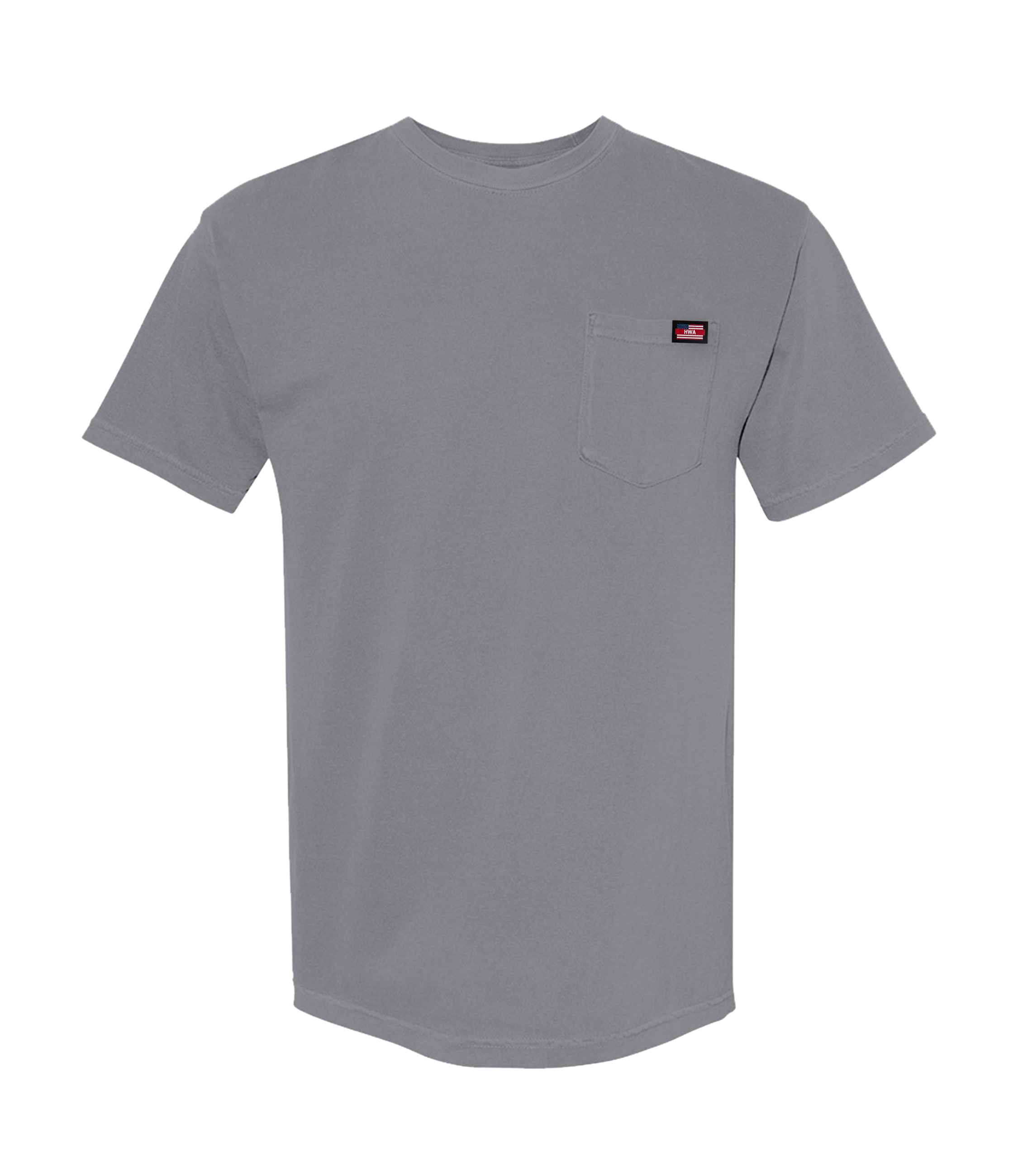 Light Gray Heavyweight Pocket-T-Shirt