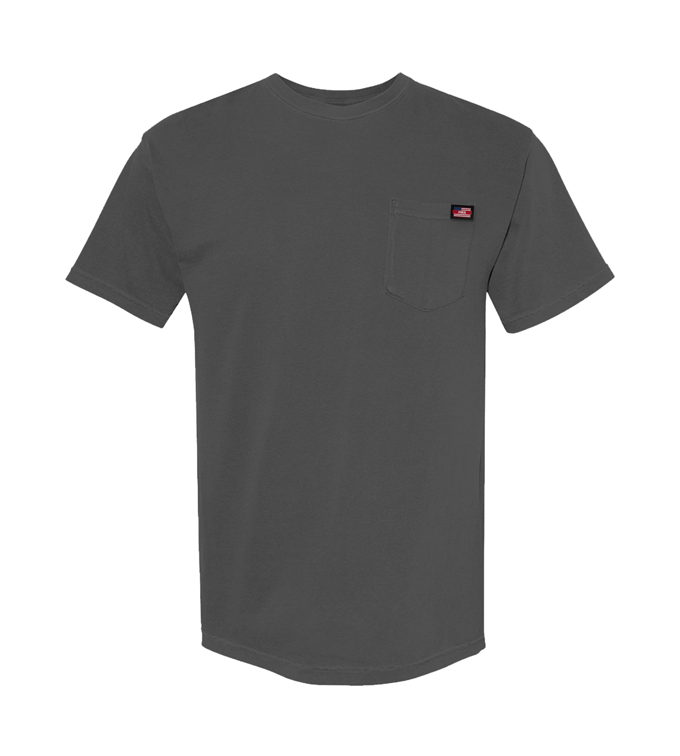 Dark Gray Heavyweight Pocket-T-Shirt